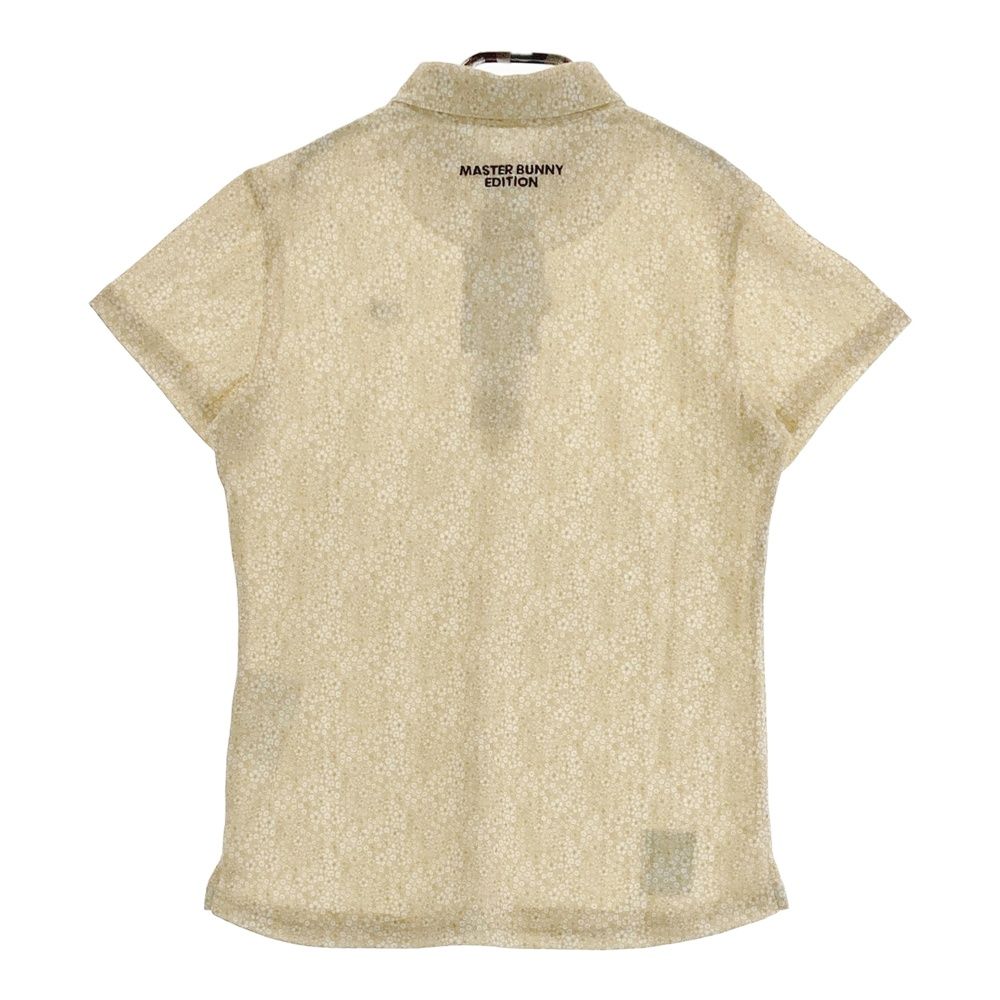 美品 マスターバニーエディション 半袖ポロシャツ tシャツ 黄色 サイズ0 サイズ：6 MASTER BUNNY EDITION マスターバニーエディション