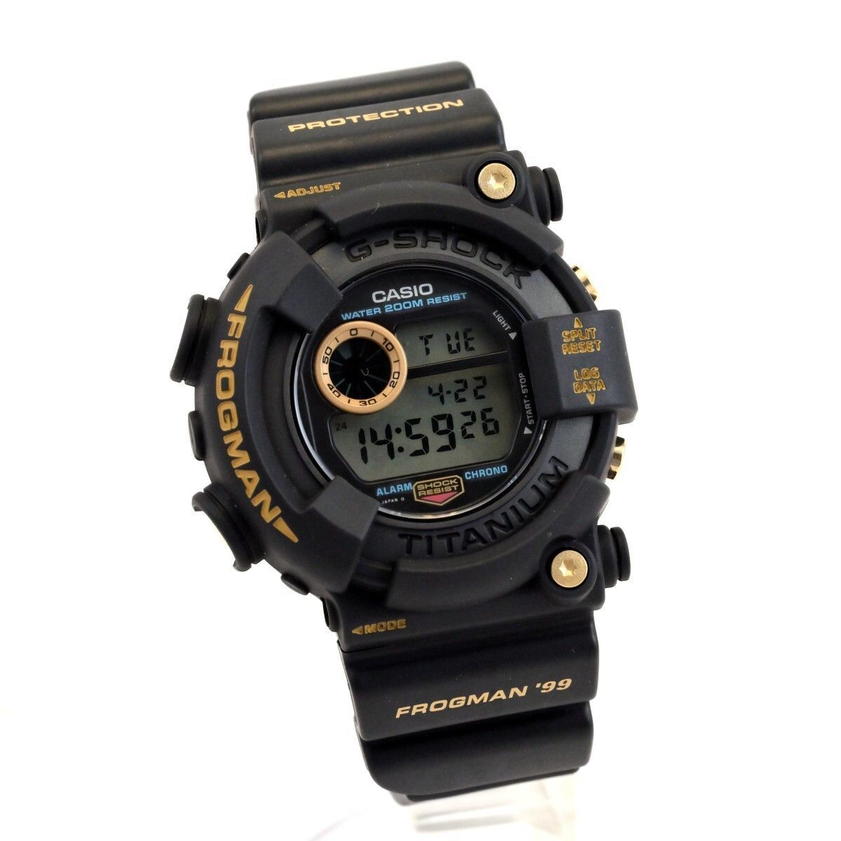 G-SHOCK FROGMAN TITANIUM DW-8200BU-9AT FROGMAN 99” 取説付