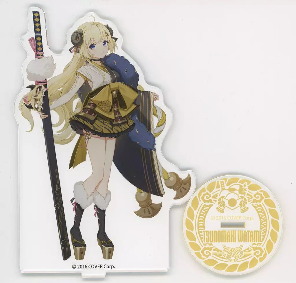 中古】アクリルスタンド・アクリルパネル 角巻わため アクリルスタンド 
