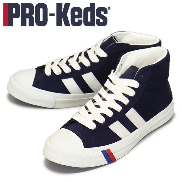 PRO-Keds (プロケッズ) PN1121 ROYAL PLUS SUEDE HI スニーカー NAVY PK007 US8-26.0cm