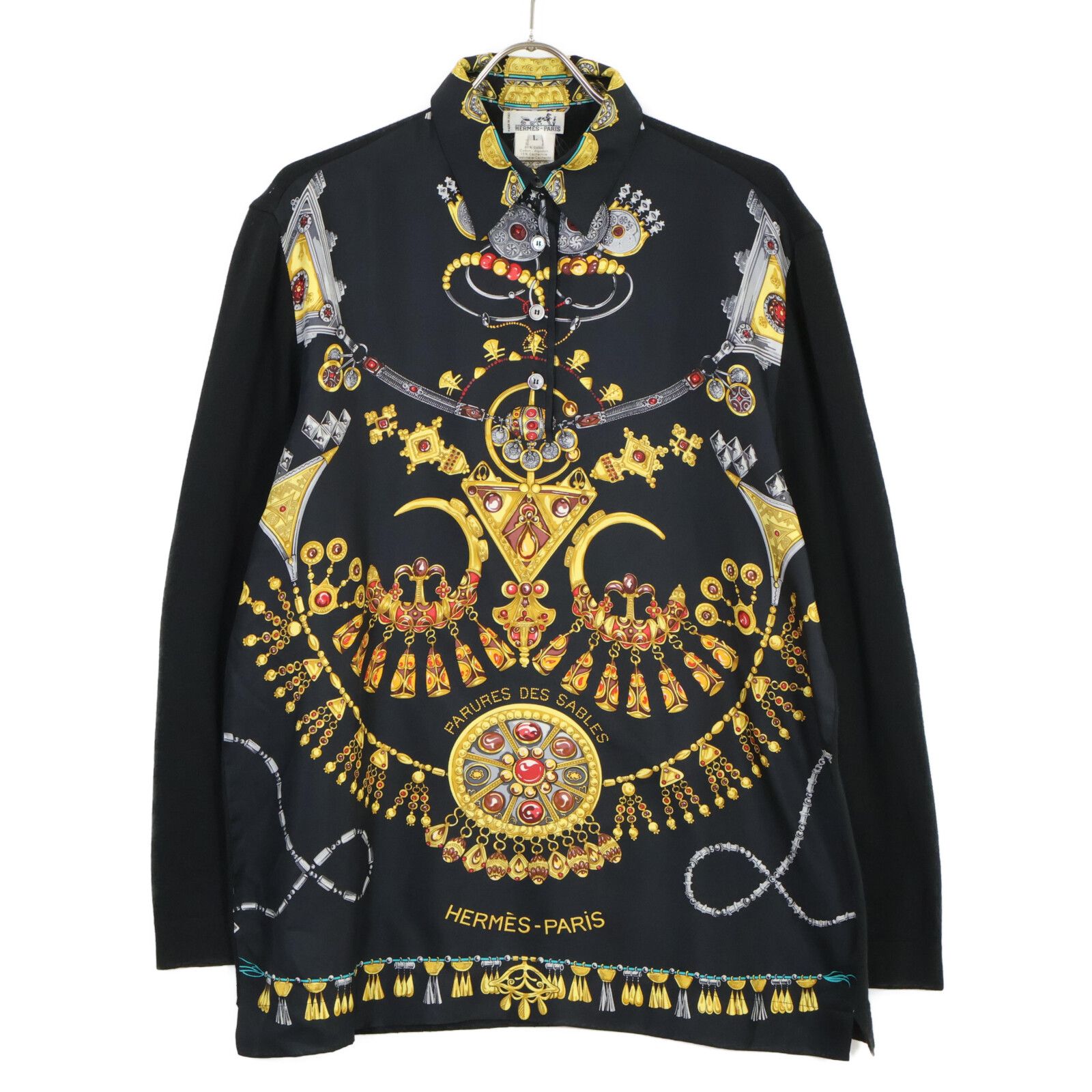 HERMES エルメス 【国内正規】PARURES DES SABLES カレドッキング  