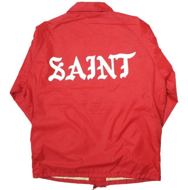 新品 SAINT MICHAEL セントマイケル 23SS 日本製 COACH JACKET ナイロンコーチジャケット SM-S23-0000-067  L RED SAINT Mxxxxxx PROBLEM アウター g14043 - メルカリ