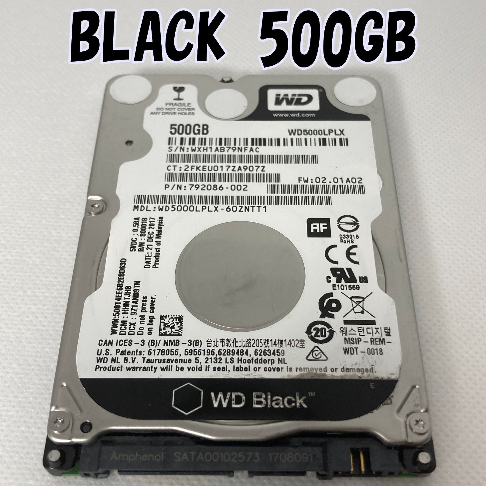 Wd black 500gb on sale 2.5