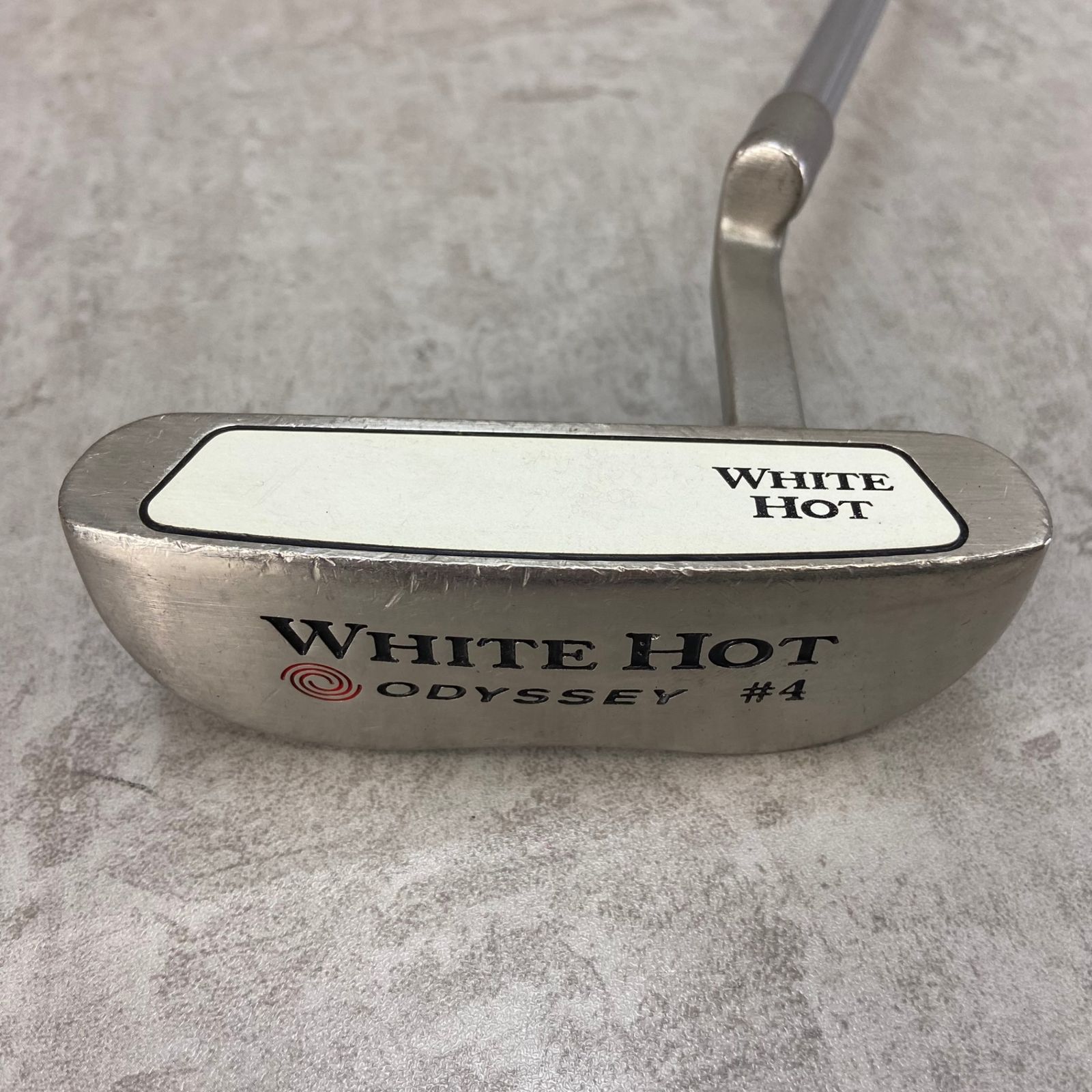 オデッセイ　ホワイトホット　♯4　2ドット　メンズゴルフパター　右利き用　PT　ピン型　35インチ　ヘッドカバー　ODYSSEY　WHITE　HOT オデッセイ ホワイトホット ♯4 2ドット メンズゴルフパター 右