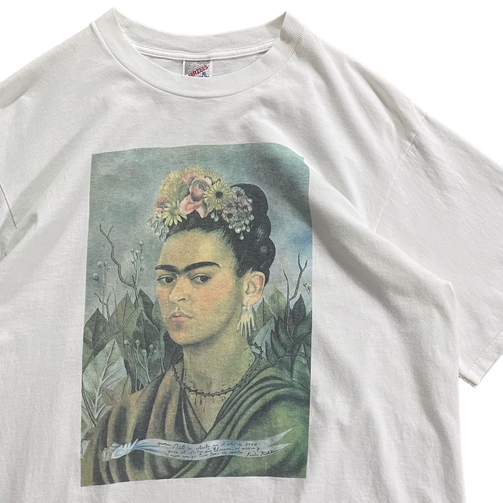 90s フリーダカーロ tシャツ ヴィンテージ アート Frida Kahlo