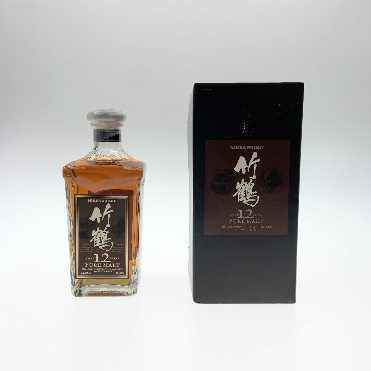 〇〇【北海道内限定発送】 NIKKA 竹鶴 12年 ピュアモルト 角瓶 660ml 40度 未開栓 - メルカリ