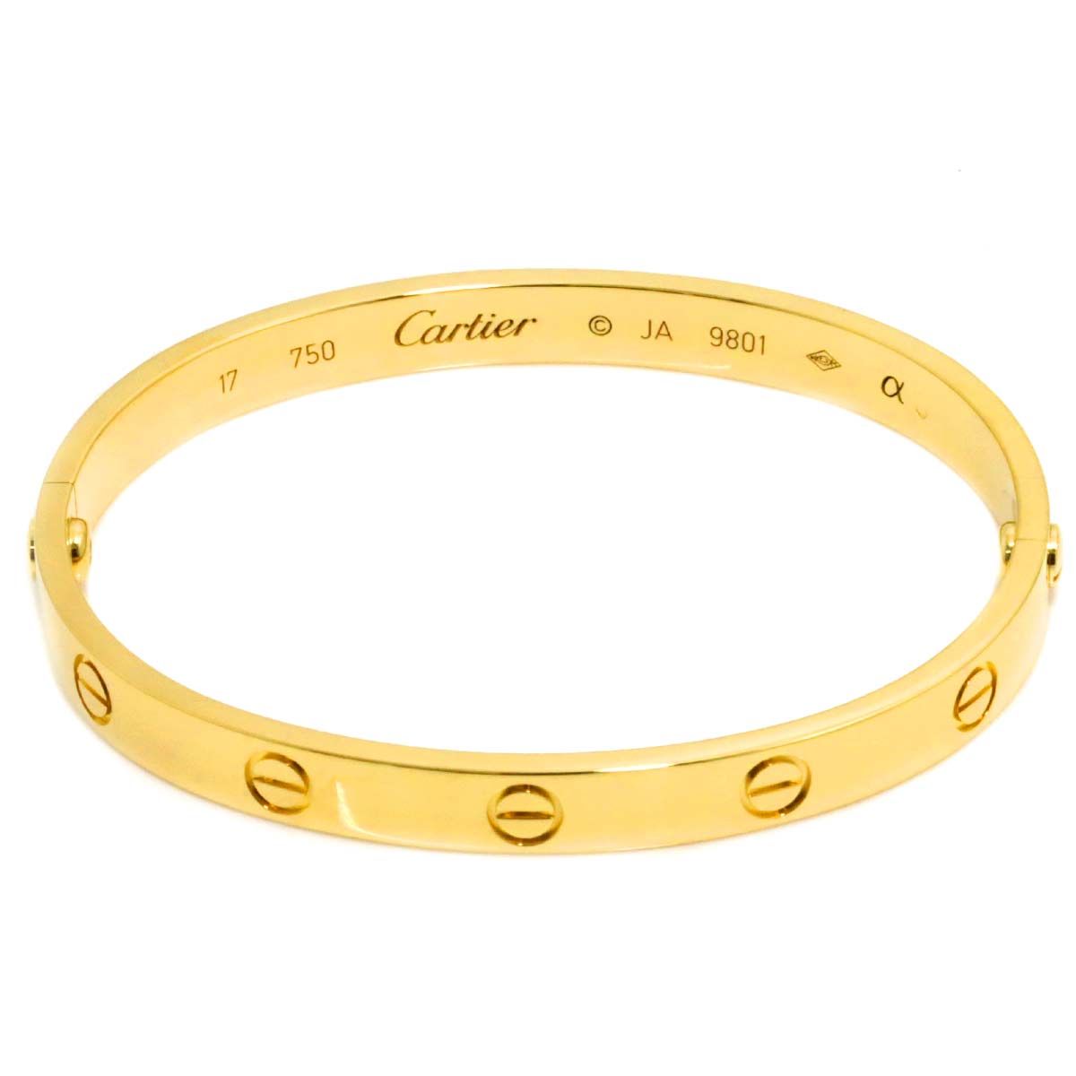 【売約済】Cartier ブレスレット証明書 Cartier - Cartier カルティエ ブレスレット トリニティ K18YG