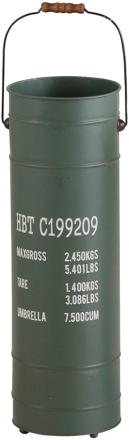 【在庫処分】アビテ(Habiter) ペールカン・アンブレラスタンド WOA-801-GR グリーン Φ18.5×56cn(取手含まず)