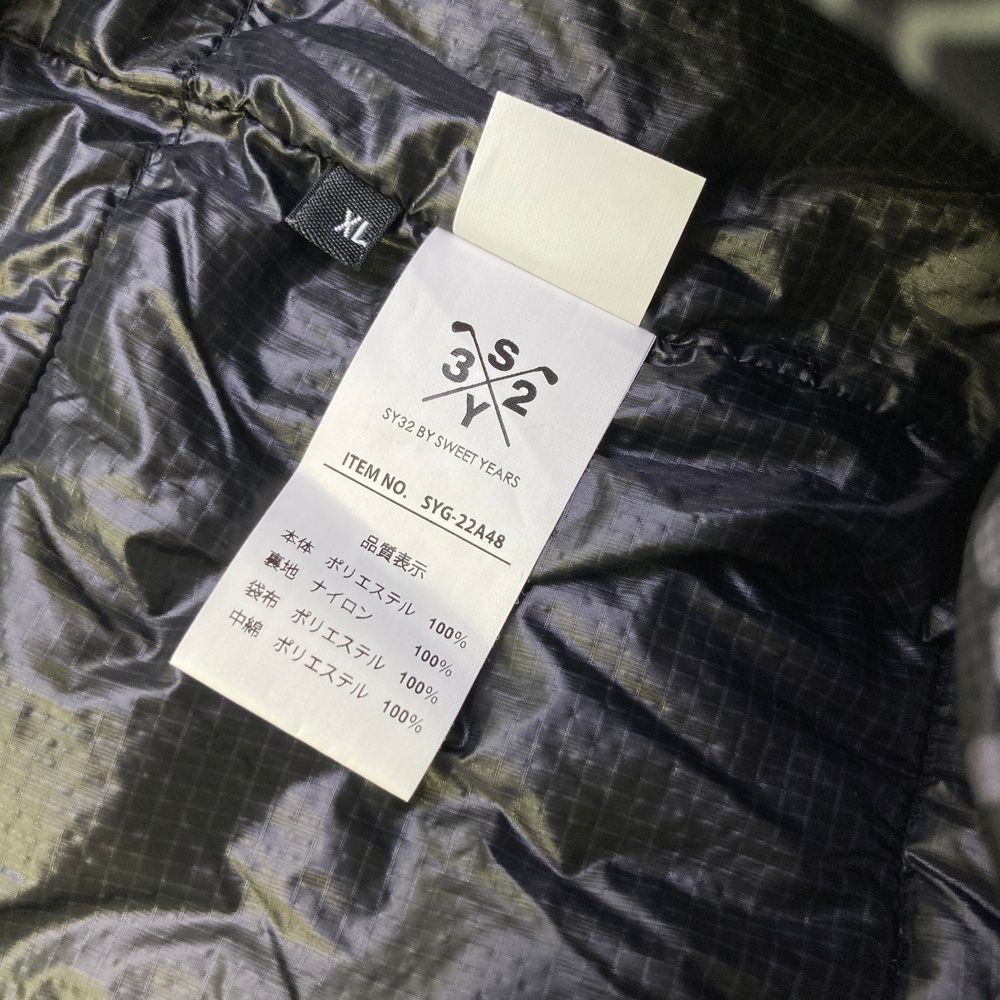 サイズ XL SY32 BY SWEET YEARS GOLF エスワイサーティトゥ 中綿ジャケット 総柄 ブラック系 240101517261 ゴルフウェア メンズ ストスト LLC-HASEGAWATOSO_COM