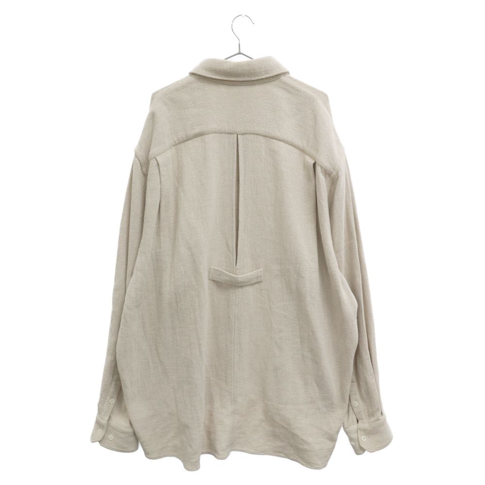 HED MAYNER (ヘドメイナー) 20AW バックスリット リネン ロング長袖