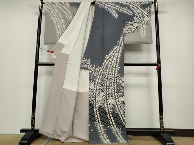 平和屋着物○越後十日町の一流染匠 桐屋・翠山工房 訪問着 辻が花 暈し