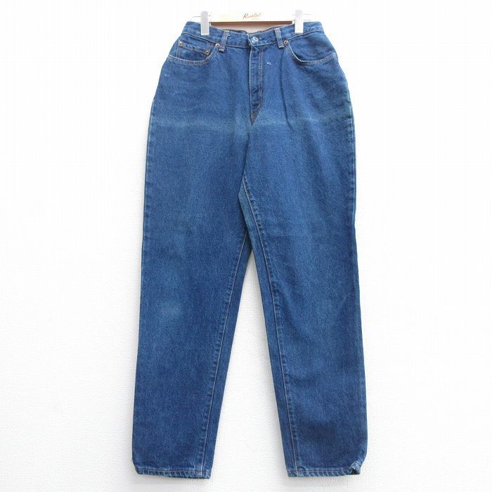 古着 リーバイス Levis 505 ジーンズ レディース 90s テーパード 紺 ネイビー デニム spe 25apr25 ボトムス ジーパン Gパン ロング パ