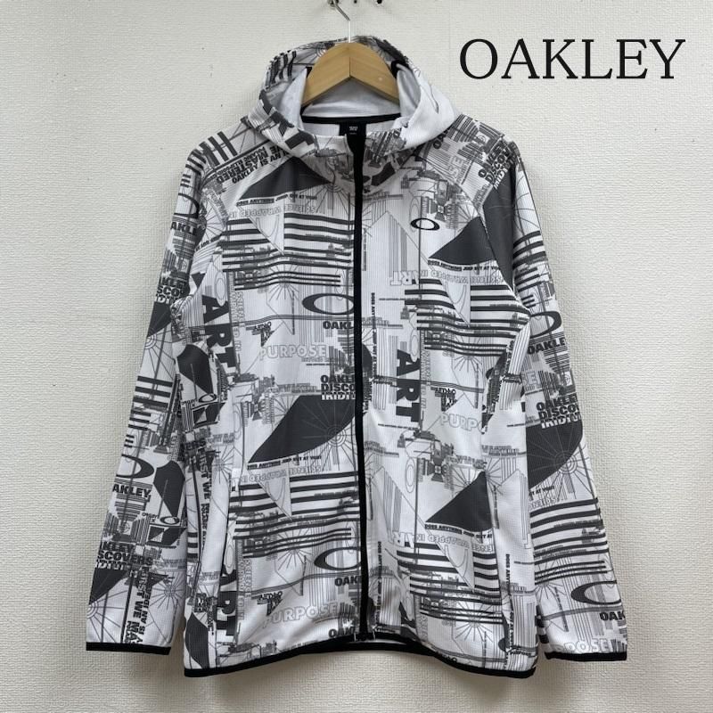 OAKLEY オークリー パーカー 長袖 フルジップ パーカー 総柄