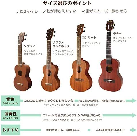 10点セット ソプラノロングネックウクレレ