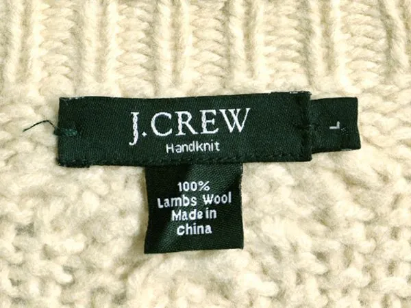 お得なクーポン配布中!】 00s 手編み J CREW フィッシャーマン