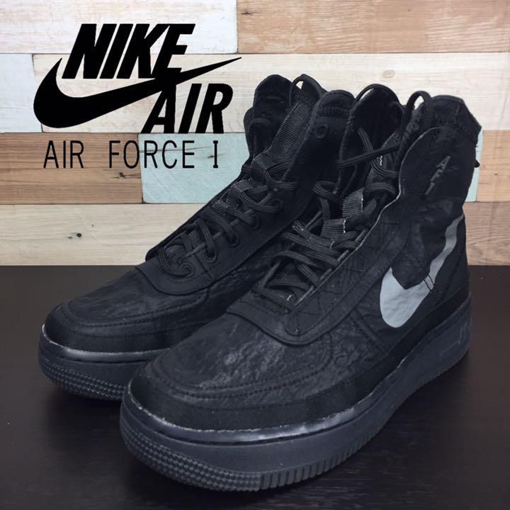 ★(オンステ)NIKE AIR FORCE 1 SHELL エア フォース 1 シェル ブラック 黒 レディース ナイキ スニーカー 22.5 cm U01563
