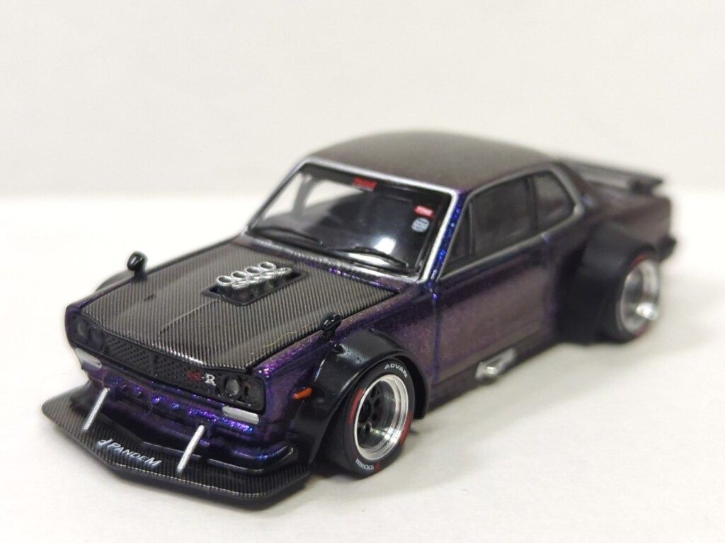 POP RACE 1/64 HONG KONG TOYCAR SALON 2024 SKYLINE GT-R V8 DRIFT