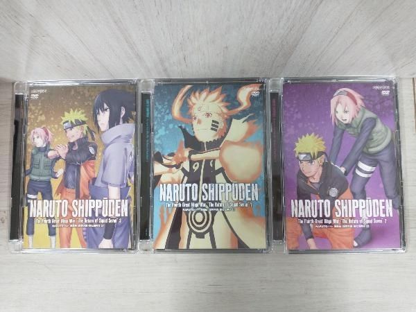 DVD 【※※※】[全3巻セット]NARUTO-ナルト-疾風伝 忍界大戦・第