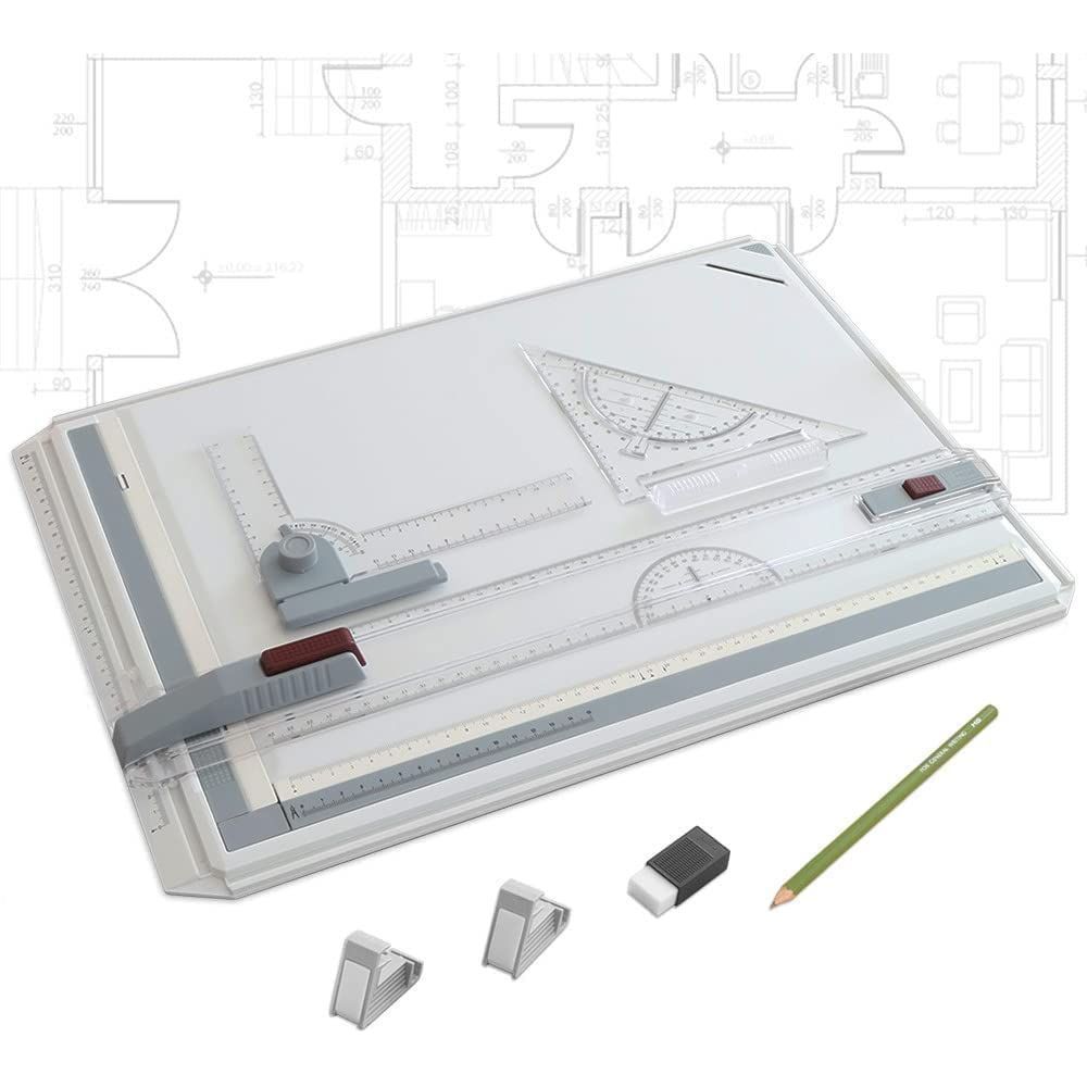 在庫処分】iimono117 製図板 A3 サイズ 図面 建築 卓上製図板 製図用品 ...