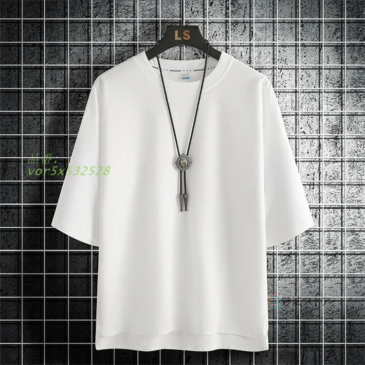 夏 5分袖 Tシャツ メンズ 無地 五分袖 5分袖Tシャツ 綿 細身 クルーネック カットソー インナーシャツ シンプル ルームウェア カジュアル ティー vor 5 x 532528