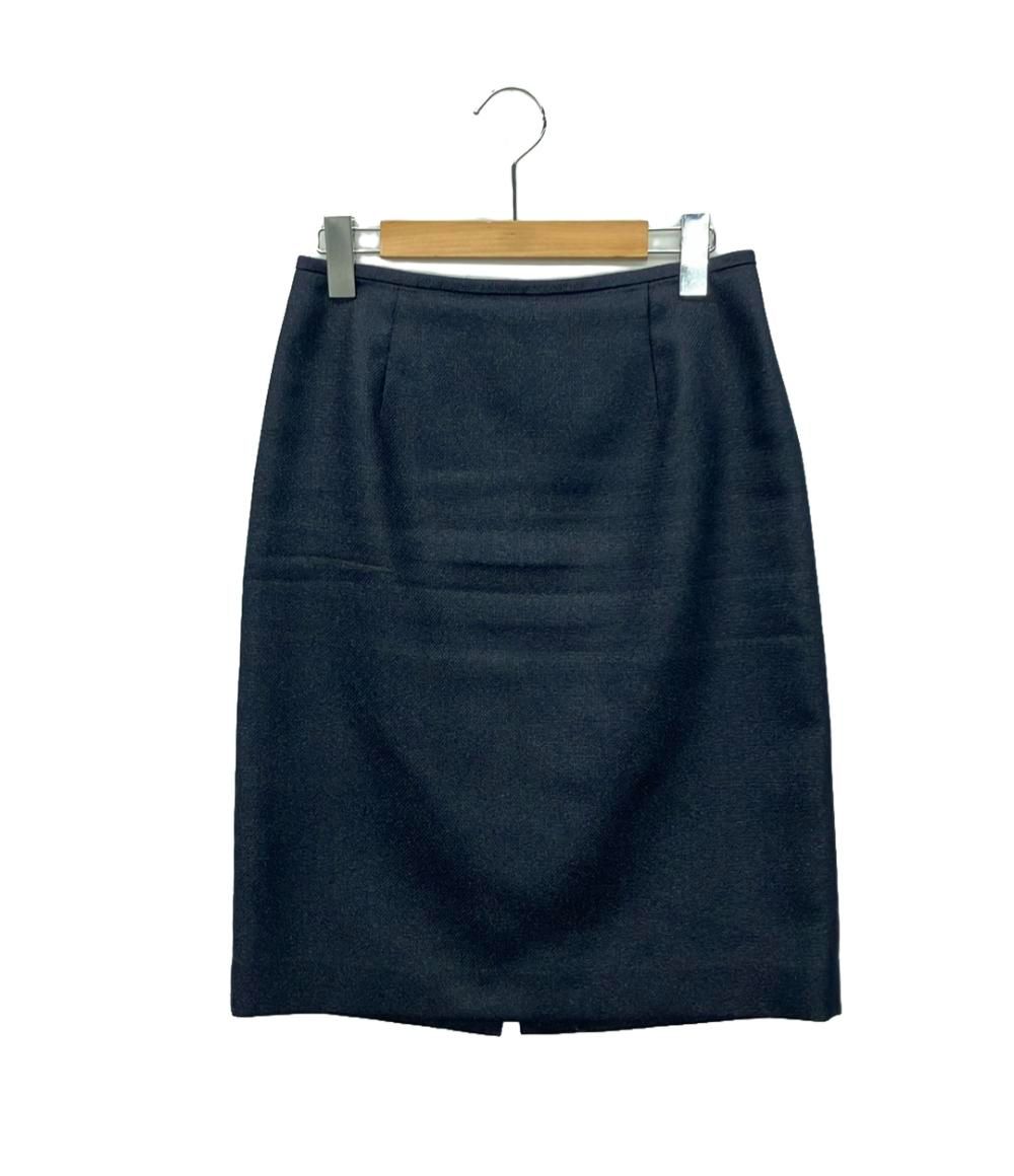 ANAYI(アナイ) スカート サイズ38 M レディース - 黒×ダークグレー