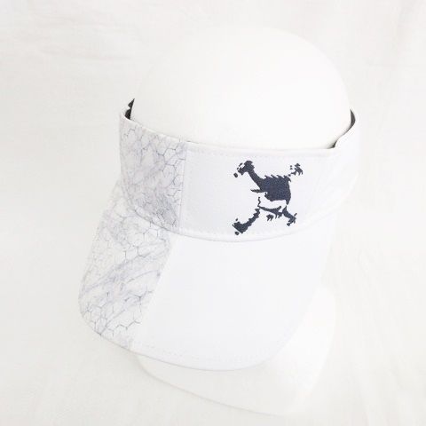 オークリースカルコレクション OAKLEY SKULL COLLECTION ゴルフ スポーツ 帽子 バイザー サンバイザー ロゴ 刺しゅう ホワイト 白 グレー