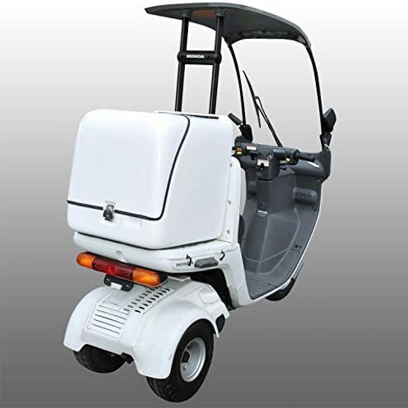 リアボックス モノキーケース バイク用トップケース 宅配 容量67L トップケース 収納ケース デリバリー FRP製 防水 保温 ホワイト