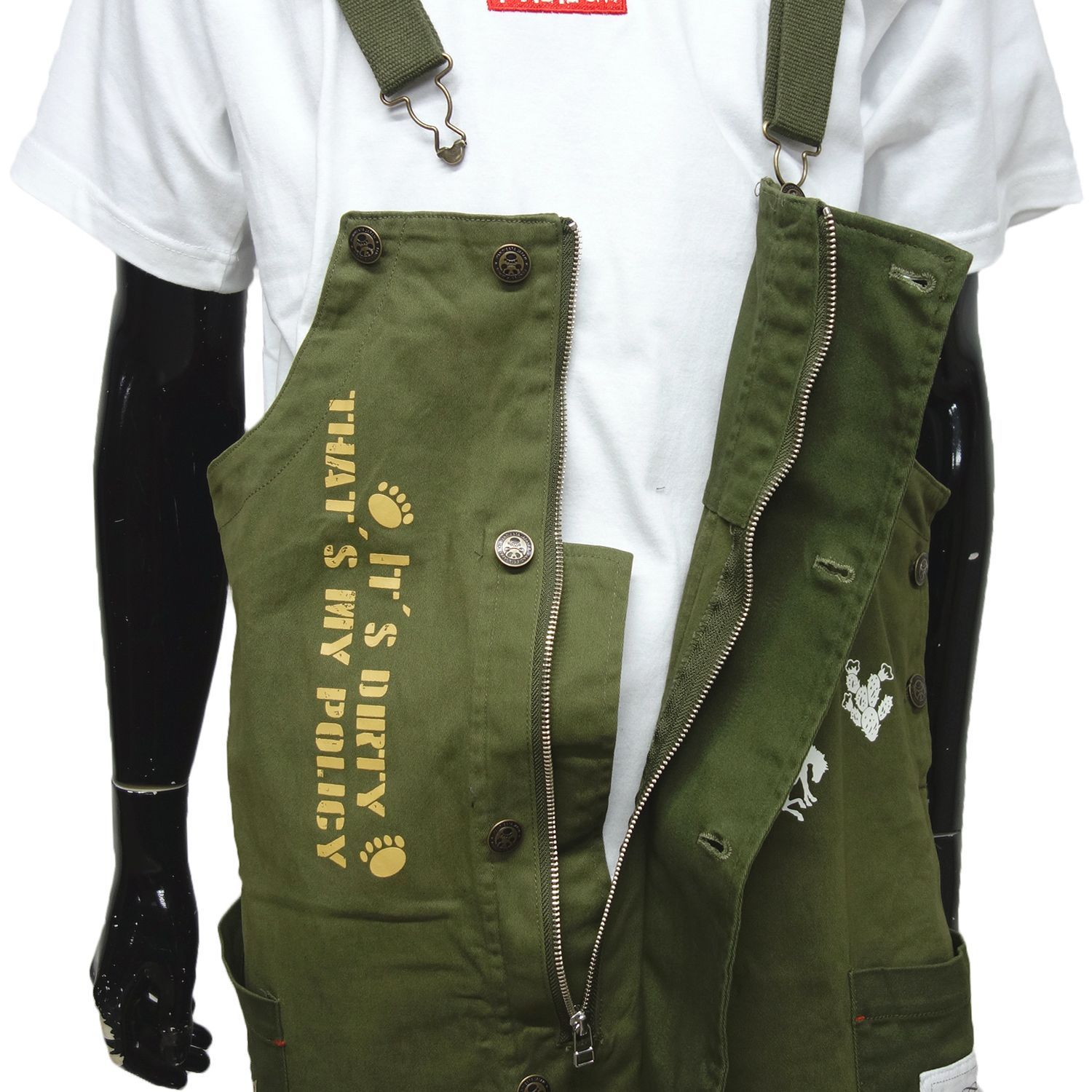 多機能サロペット　grn outdoor オーバーオール　メンズ　　Mサイズ grn outdoor オーバーオール メンズM 多機能サロペット grn outdoor