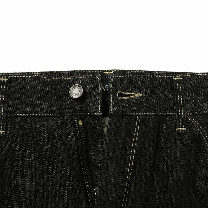 D&G DOLCE&GABBANA コーティングデニム メタルロゴ48 ドルチェ&ガッバーナ ドルガバ DOLCE&GABBANA 16 CLASSIC デニム