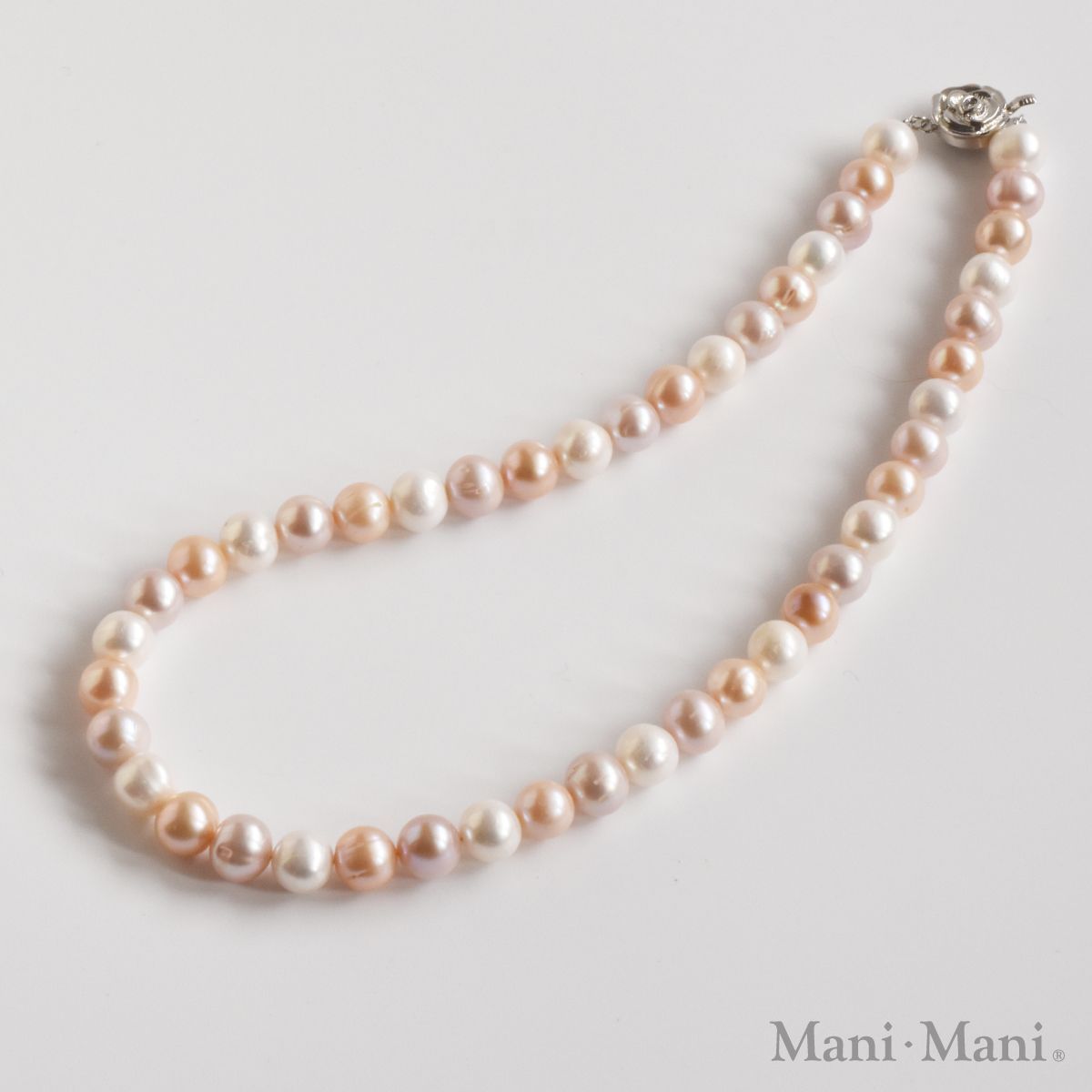 Mani・Mani】OUTLET 大粒 9-10mm珠 淡水真珠ネックレス（マルチ 
