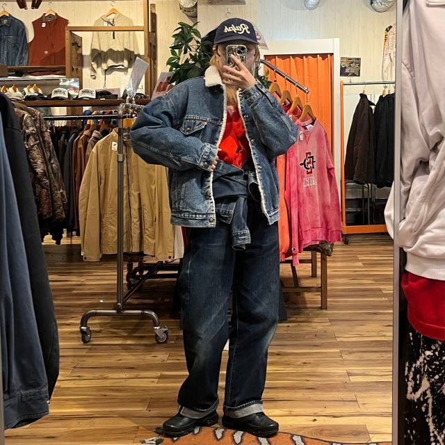 LEVI'S/リーバイス】80s デニムボアジャケット - メルカリ