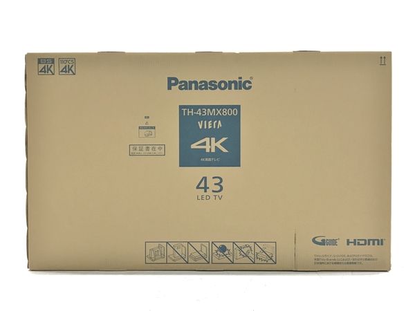 Panasonic VIERA TH‐43MX800 43インチ 4K 内臓 液晶 テレビ 