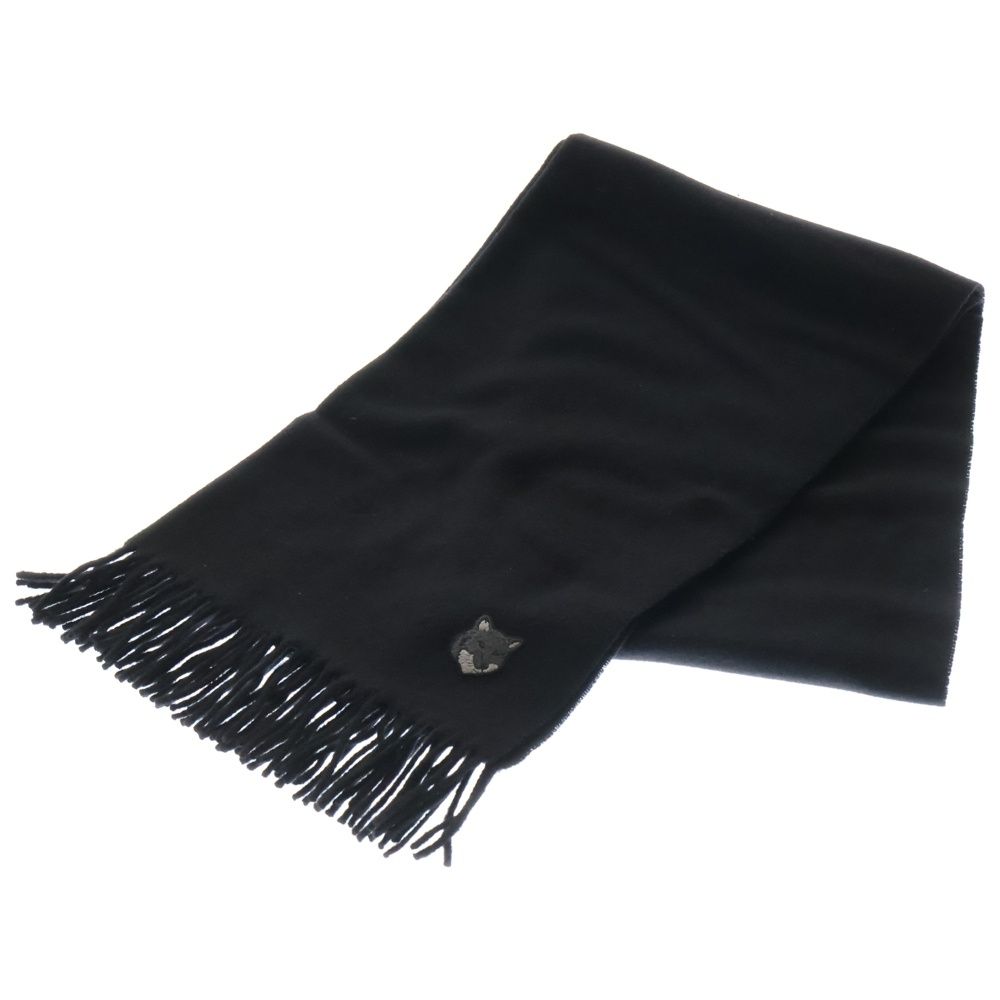 MAISON KITSUNE｜BOLD FOX パッチ マフラー MM06201BT3004 org.jpg