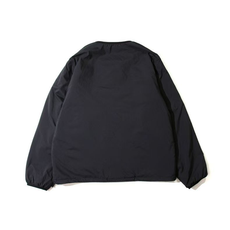 DANTON ダントン ジャケット インナージャケット アウター メンズ レディース コットン 男女兼用 ブラック グレー クルーネック 軽い 収納袋付き M L XL 自分用 プレゼント 通学 通勤 日常用