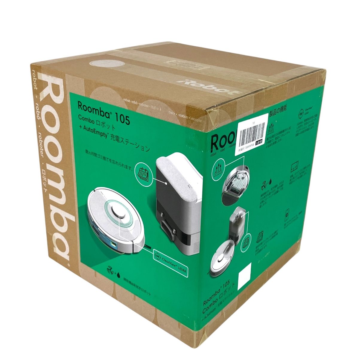iRobot Roomba 105 Combo AutoEmpty お掃除 ロボット ルンバ 家電 Y10084526