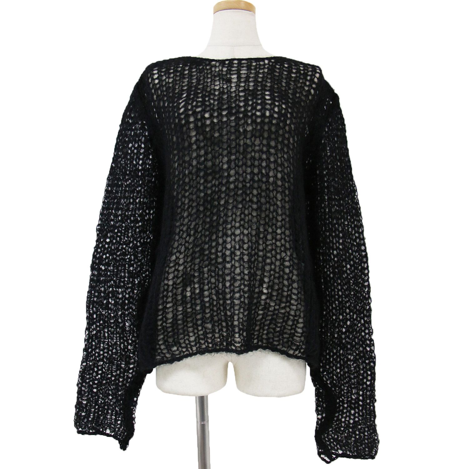 JIL SANDER ジル・サンダー ニット ウール セーター ブラック 黒 36(S 