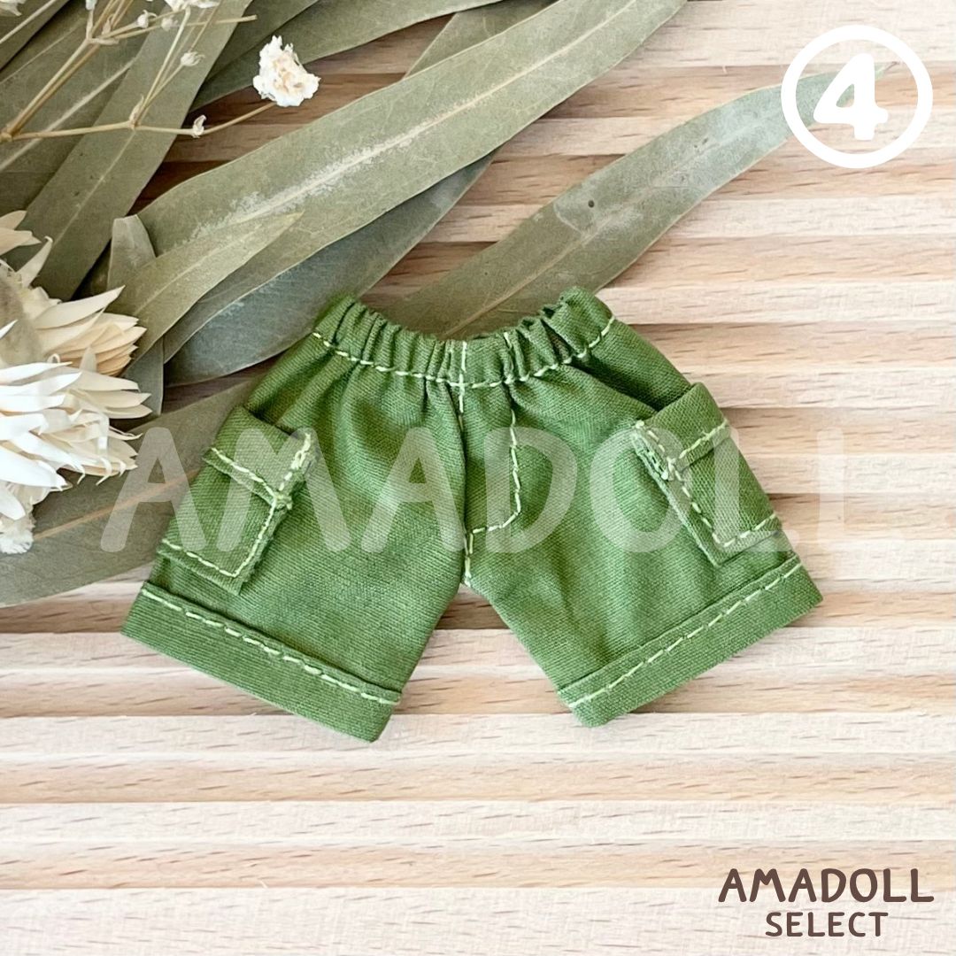 ねんどろいどどーる 着用 サイズ オビツ11 ショートパンツ 服 ハーフ