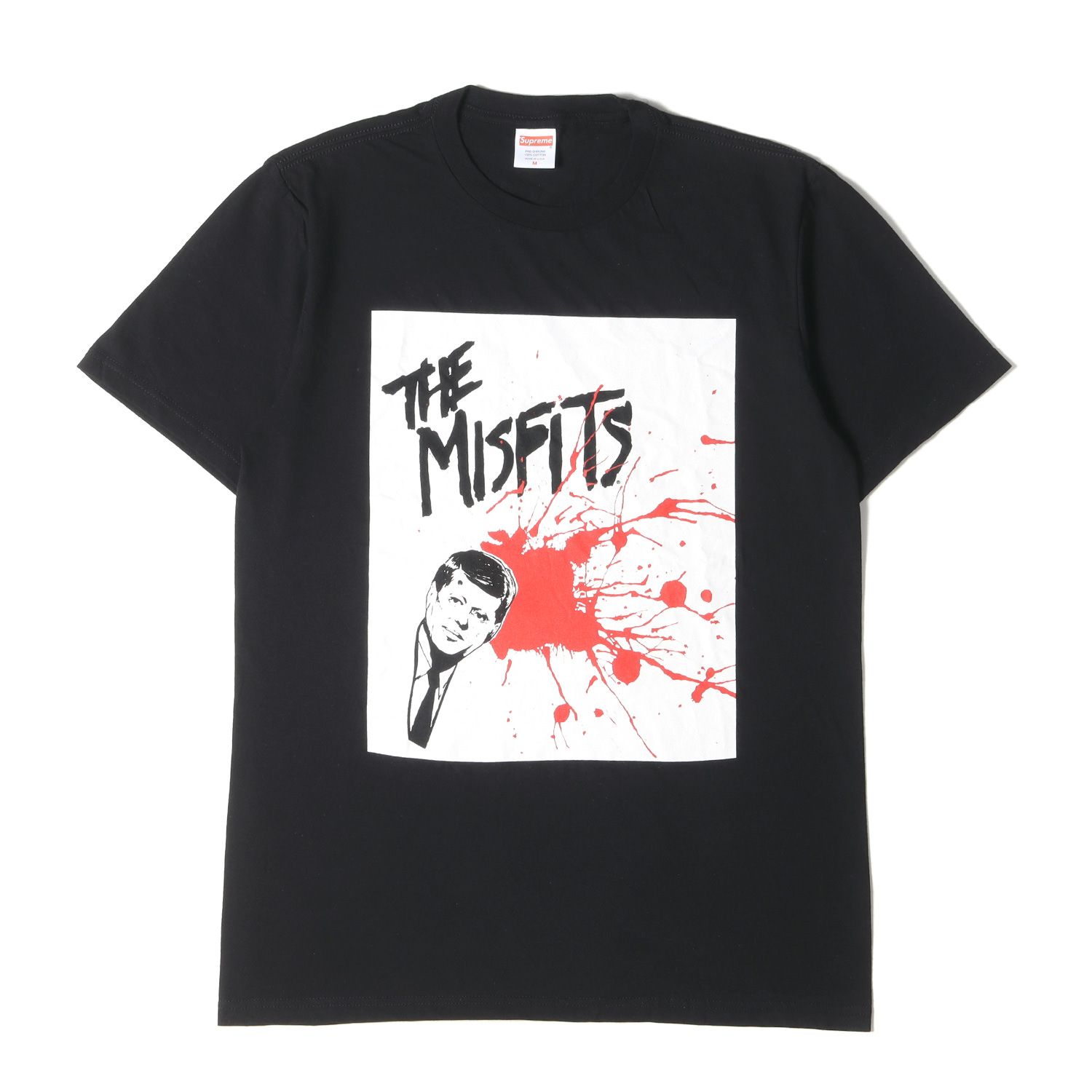 13ss supreme × misfits ワークシャツ 半袖シャツ L 黒