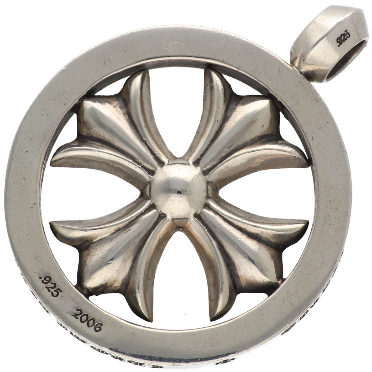 CHROME HEARTS クロムハーツ CHプラス メダリオン SV925 シルバー ネックレス ペンダント トップ チャーム 25032089 RS