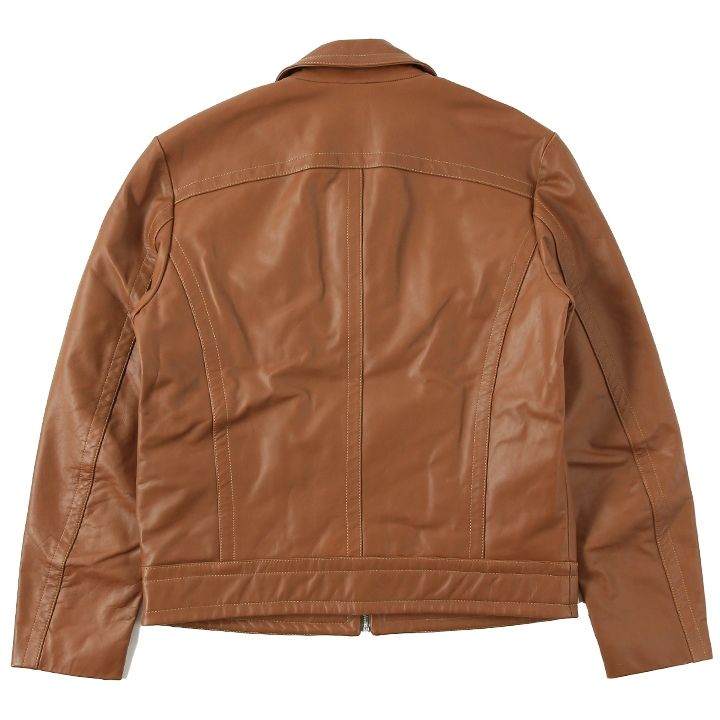 新品・未使用 ディーゼル DIESEL [Lサイズ] レザージャケット メンズ