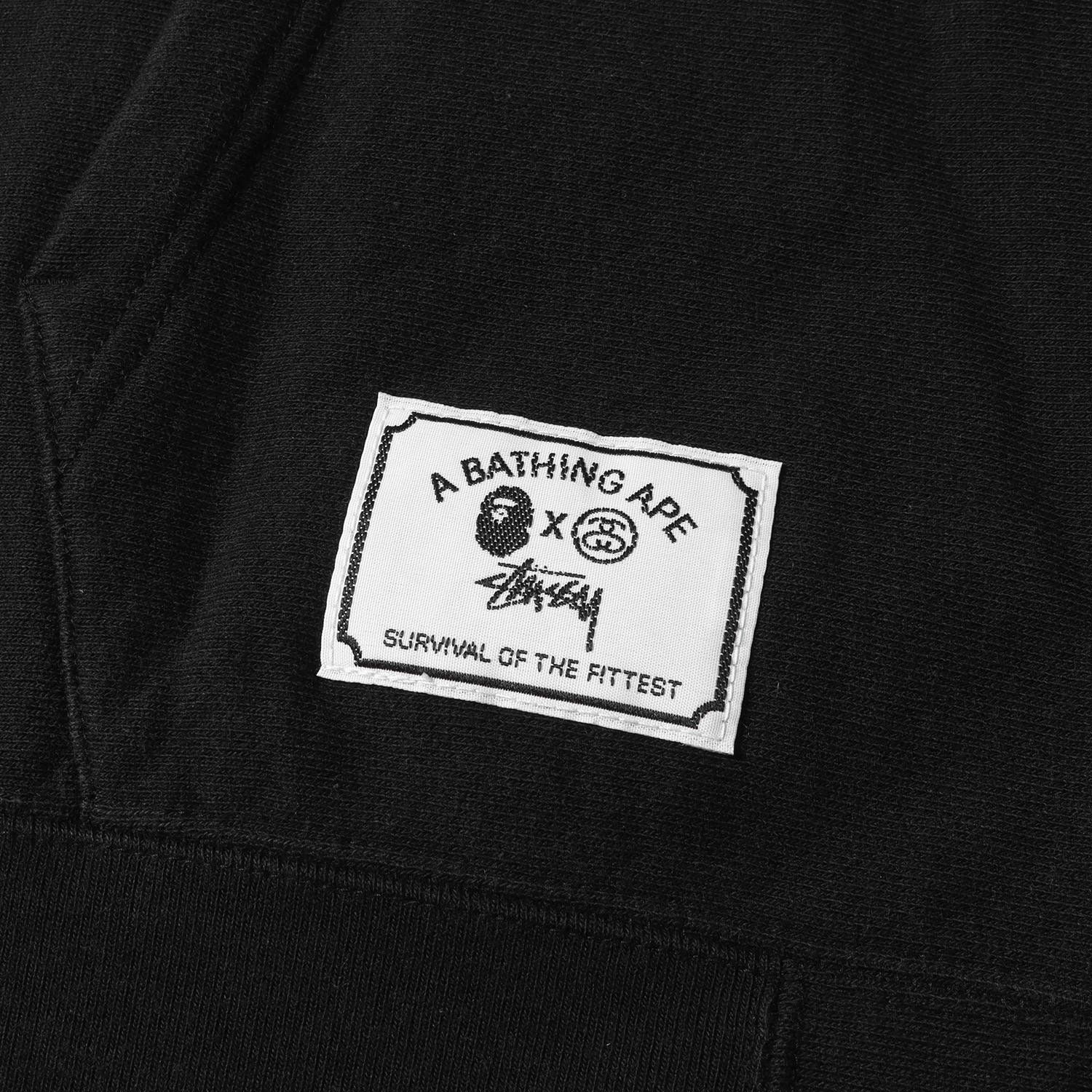 A BATHING APE ア ベイシング エイプ パーカー サイズ:XL STUSSY