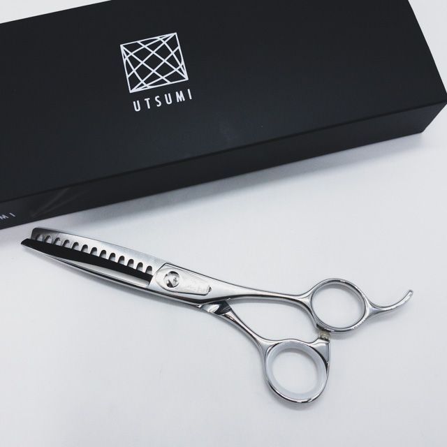 内海ウツミUTSUMI OF50R オフセット シザー セニング 美容ハサミ すきばさみ 美容師 理容師 約50% 右利き 6インチ sc1825