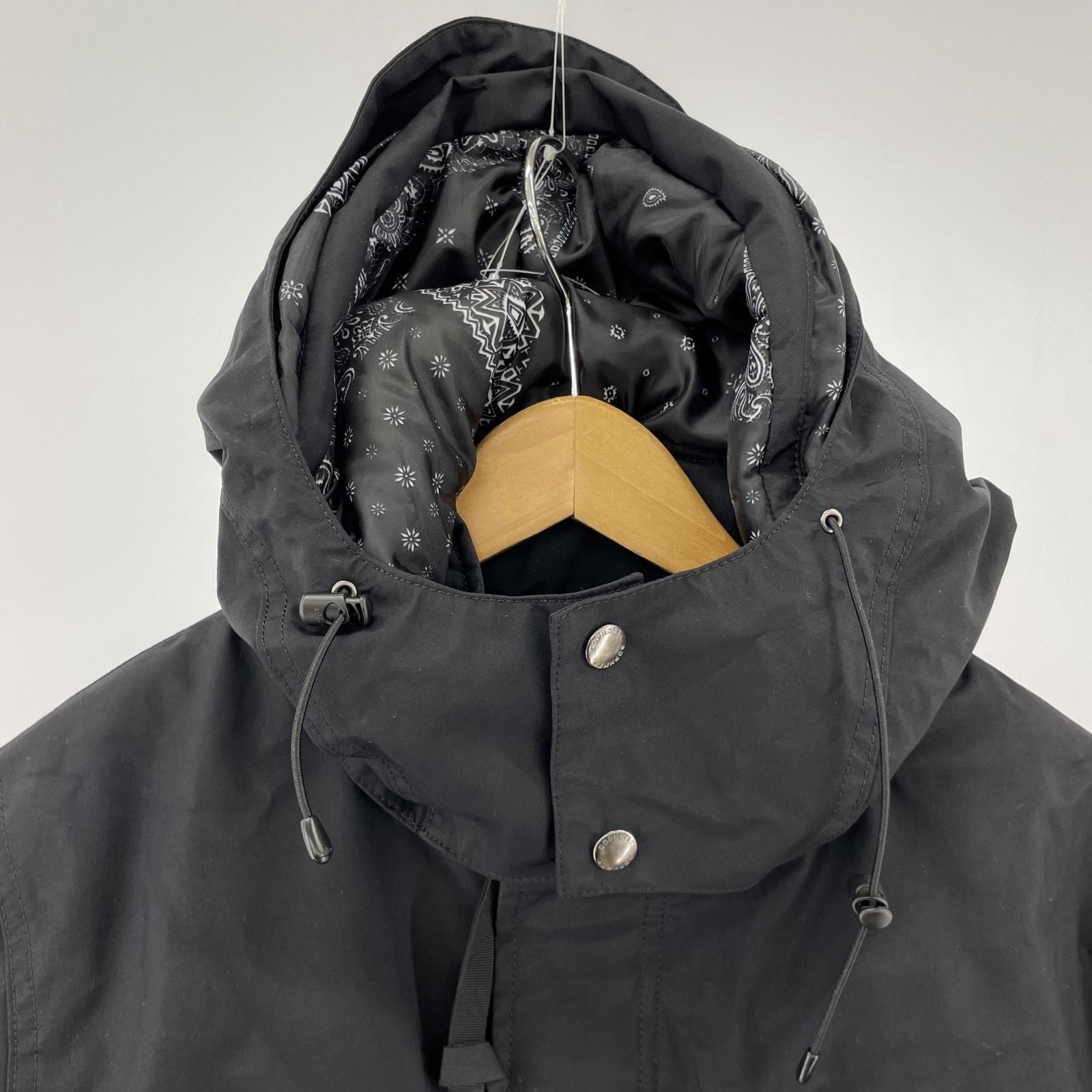 SOPHNET. ソフネット HEM ZIP 5 POCKET PADDED HOOD BLOUSONジャケット sizeL/ブラック メンズ -  メルカリ