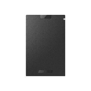 【新品・2営業日で発送】BUFFALO バッファロー USB3.2(Gen1)ポータブルSSD TypeA 2.0TB ブラック(SSD-PG2.0U3-BC)