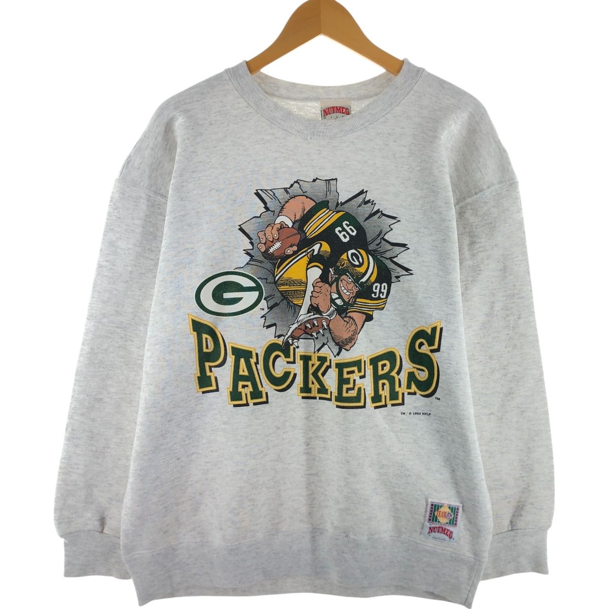 古着 90年代 NUTMEG NFL GREEN BAY PACKERS グリーンベイパッカーズ 