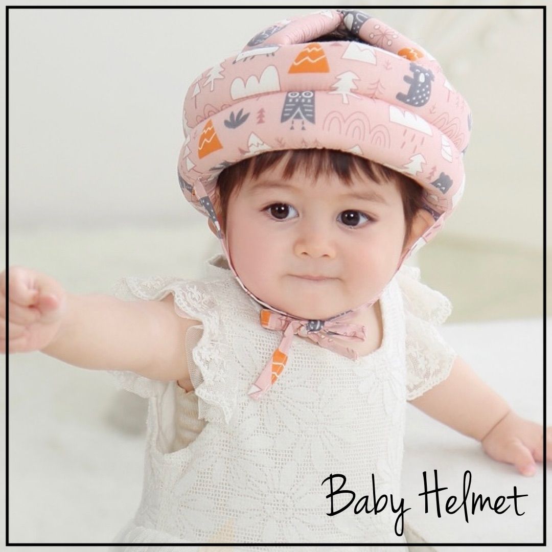 帽子 ベビーヘルメット 人気 赤ちゃんヘルメット かわいい ピンク メッシュ メルカリShops