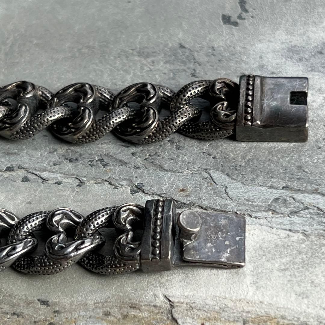 ヴィンテージトライバル チェーン シルバー ブレスレット VINTAGE