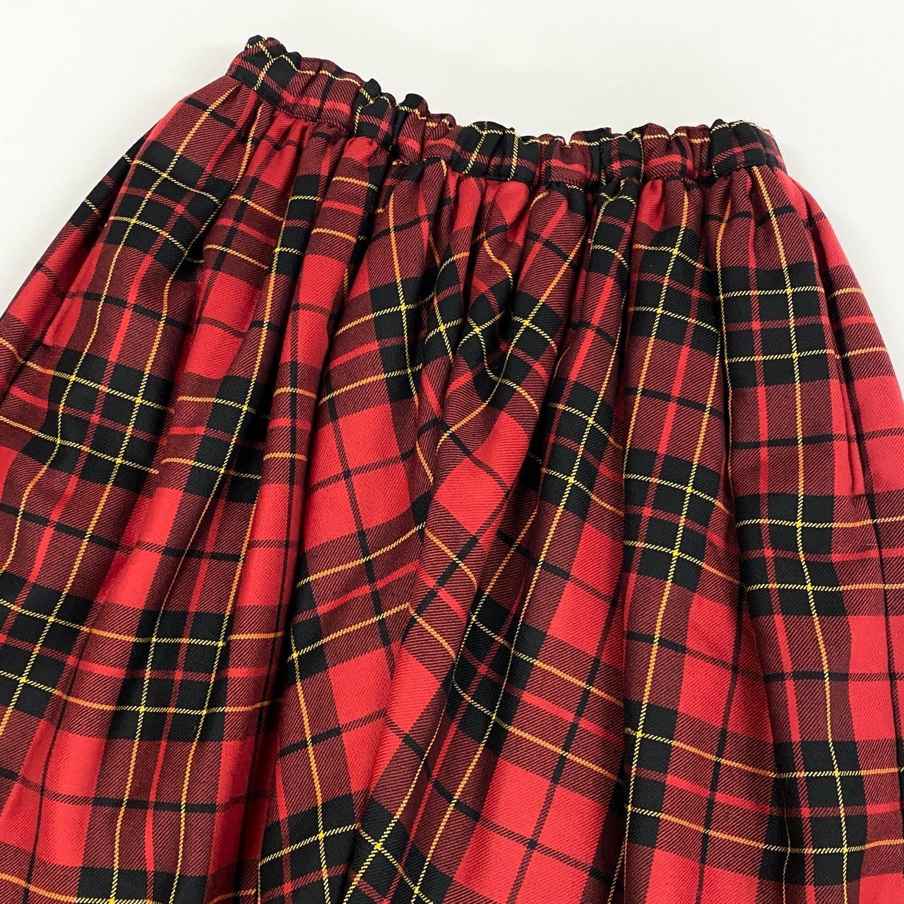 COMME des GARÇONS サルエルパンツ レッド・ブラックチェック COMME des GARÇONS サルエルパンツ レッド・ブラックチェック COMME