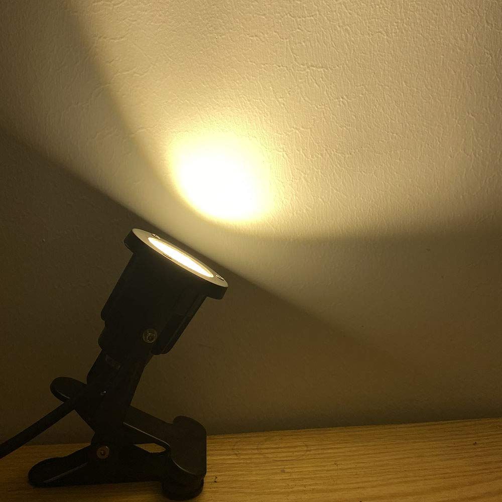 即日発送防雨 防水型 led クリップライト 7W 630lm コード長3m led スポット 屋外 照明 看板用 店舗 電気スタンド デスクスタンド アームライト ピッコロ アウトドア エクステリア