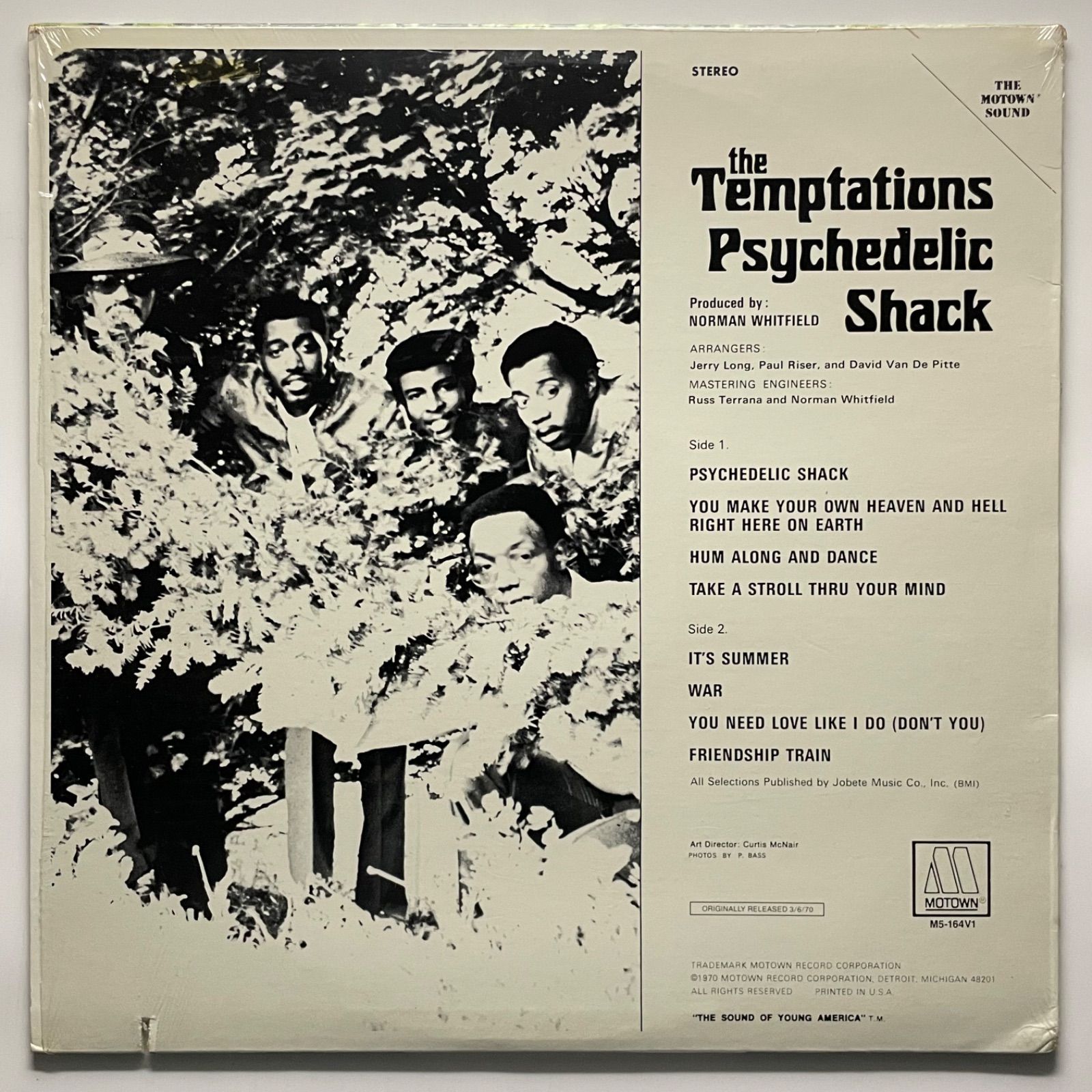 レコード (LP) [Soul] The Temptations / Psychedelic Shack